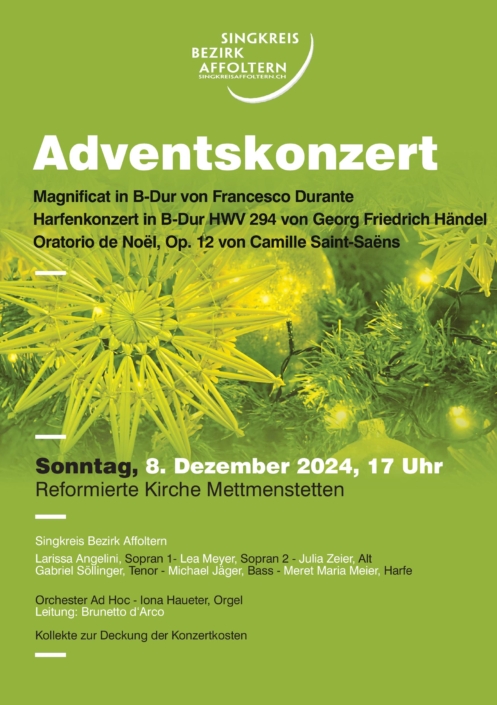 Singkreis Adventskonzert 2024